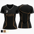P.L.U.T.O. 54797474 Women's Short Sleeve V-neck Shirt - 3