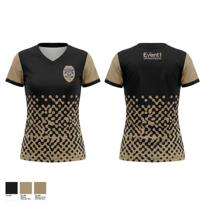 Event 1 Operations Women's Short Sleeve V-neck Shirt - 1