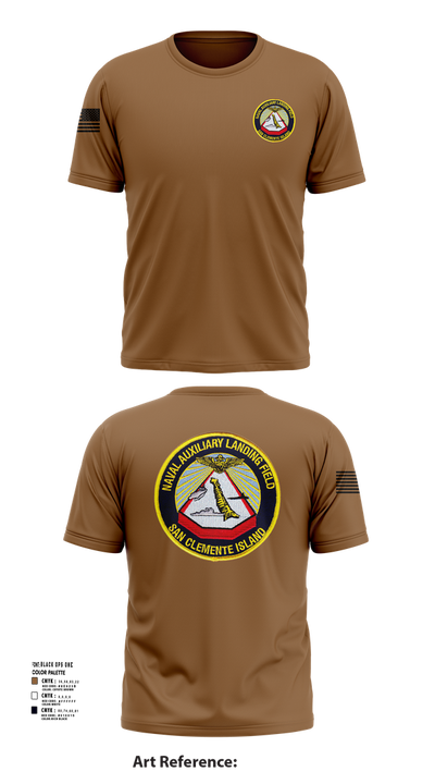NAVAL AUXILIARY LANDING FIELD SAN CLEMENTE ISLAND 84948296 Short Sleeve Performance Shirt - 101