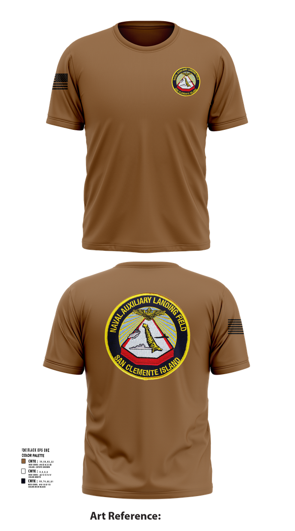 NAVAL AUXILIARY LANDING FIELD SAN CLEMENTE ISLAND 84948296 Short Sleeve Performance Shirt - 101