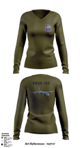 Vmgr-153 34405711 Women's Long Sleeve V-neck Shirt - 1