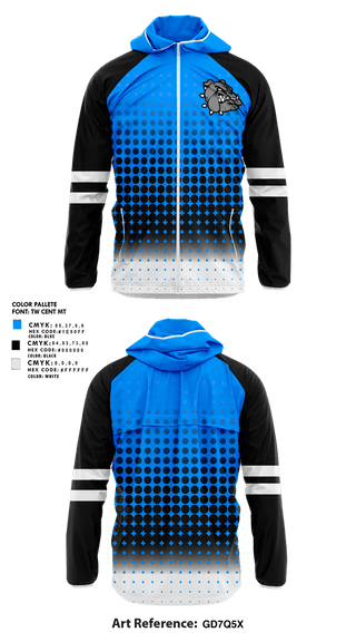 Windbreaker, Bulldawgs, , Teamtime, Team time, sublimation, custom sports apparel, team uniforms, spirit wear, spiritwear, sports uniforms, custom shirts, team store, custom team store, fundraiser sports, apparel fundraiser