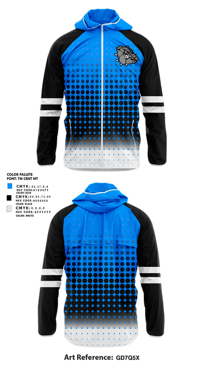 Bulldawgs  Windbreaker - 1