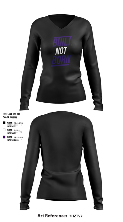 Northwest Magic Basketball 74207630 Women's Long Sleeve V-neck Shirt - 102