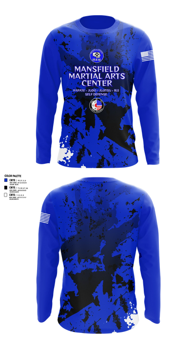 Mansfield Martial Arts Center Long Sleeve Performance Shirt 18
