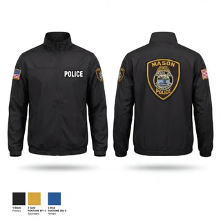 Windbreaker, Mason PD, Police, Teamtime, Team time, sublimation, custom sports apparel, team uniforms, spirit wear, spiritwear, sports uniforms, custom shirts, team store, custom team store, fundraiser sports, apparel fundraiser