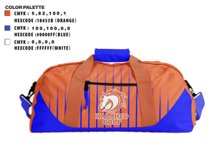 Duffle Bag, Kalaheo Golf, Golf, Teamtime, Team time, sublimation, custom sports apparel, team uniforms, spirit wear, spiritwear, sports uniforms, custom shirts, team store, custom team store, fundraiser sports, apparel fundraiser