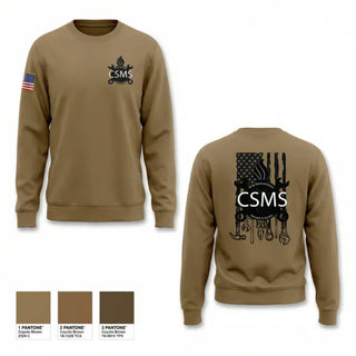 Crew Neck Sweatshirt, CSMS, National Guard, Teamtime, Team time, sublimation, custom sports apparel, team uniforms, spirit wear, spiritwear, sports uniforms, custom shirts, team store, custom team store, fundraiser sports, apparel fundraiser