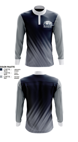 Quarter Zip Jacket, East Jackson Wrestling, Wrestling, Teamtime, Team time, sublimation, custom sports apparel, team uniforms, spirit wear, spiritwear, sports uniforms, custom shirts, team store, custom team store, fundraiser sports, apparel fundraiser