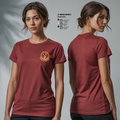 Walking Dead 95040390 Women's Short Sleeve V-neck Shirt - 2