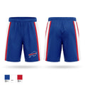 Buffalo Bills Wheelchair Football Athletic Shorts With Pockets - 1