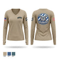 3ID 3BSB BCO 10308771 Women's Long Sleeve V-neck Shirt - 1