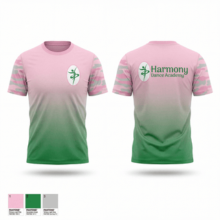 Short Sleeve Performance Shirt, Harmony Dance Academy, Cheer, Teamtime, Team time, sublimation, custom sports apparel, team uniforms, spirit wear, spiritwear, sports uniforms, custom shirts, team store, custom team store, fundraiser sports, apparel fundraiser
