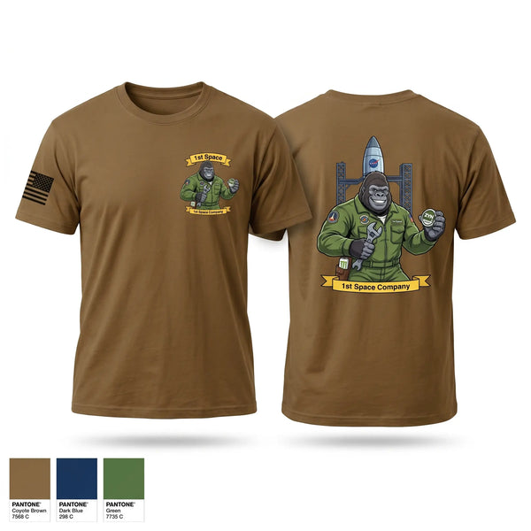 Old School Cotton Feel Shirt, 1st Space HHC, Army, Teamtime, Team time, sublimation, custom sports apparel, team uniforms, spirit wear, spiritwear, sports uniforms, custom shirts, team store, custom team store, fundraiser sports, apparel fundraiser