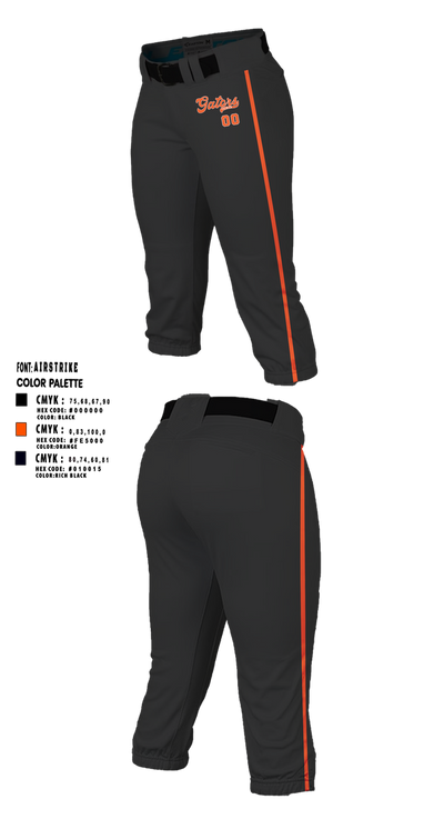 Indiana Gators Premier 6592407 Softball Pants - 1