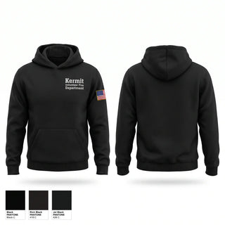 Hoodie, Kermit volunteer Fire Department, Fire Department, Teamtime, Team time, sublimation, custom sports apparel, team uniforms, spirit wear, spiritwear, sports uniforms, custom shirts, team store, custom team store, fundraiser sports, apparel fundraiser