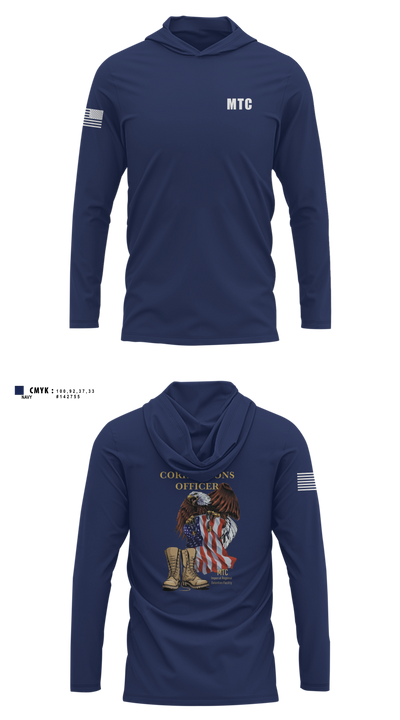 Mtc 1975029 Long Sleeve Performance Shirt with hood - 3