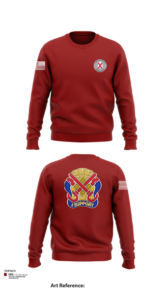 Crew Neck Sweatshirt, 122nd Special Troop Command, , Teamtime, Team time, sublimation, custom sports apparel, team uniforms, spirit wear, spiritwear, sports uniforms, custom shirts, team store, custom team store, fundraiser sports, apparel fundraiser