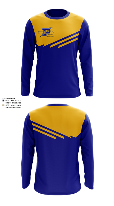 Philo High School Cross Country 92420827 Long Sleeve Performance Shirt 1