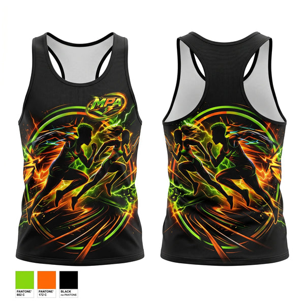 Mens Track Singlet, MPowered Athletix, Track & Field, Teamtime, Team time, sublimation, custom sports apparel, team uniforms, spirit wear, spiritwear, sports uniforms, custom shirts, team store, custom team store, fundraiser sports, apparel fundraiser