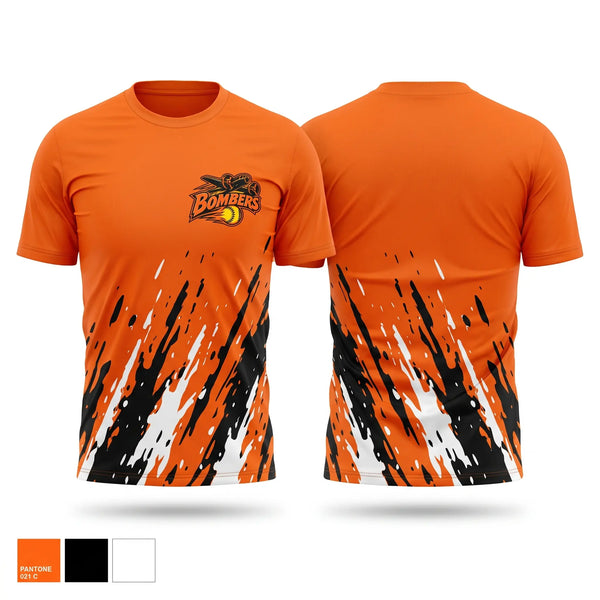 Short Sleeve Performance Shirt, Bombers, Softball, Teamtime, Team time, sublimation, custom sports apparel, team uniforms, spirit wear, spiritwear, sports uniforms, custom shirts, team store, custom team store, fundraiser sports, apparel fundraiser