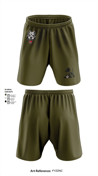 Athletic Shorts With Pockets, Oscar Golf Charlie Tango, Army, Teamtime, Team time, sublimation, custom sports apparel, team uniforms, spirit wear, spiritwear, sports uniforms, custom shirts, team store, custom team store, fundraiser sports, apparel fundraiser
