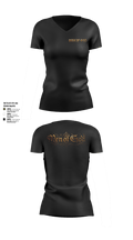 Lockbox Solutions 16719737 Women's Short Sleeve V-neck Shirt - 100
