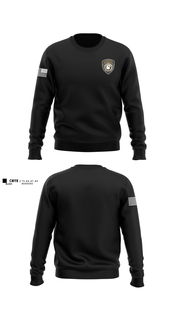 Crew Neck Sweatshirt, Fall River Sheriffs Office, Police, Teamtime, Team time, sublimation, custom sports apparel, team uniforms, spirit wear, spiritwear, sports uniforms, custom shirts, team store, custom team store, fundraiser sports, apparel fundraiser