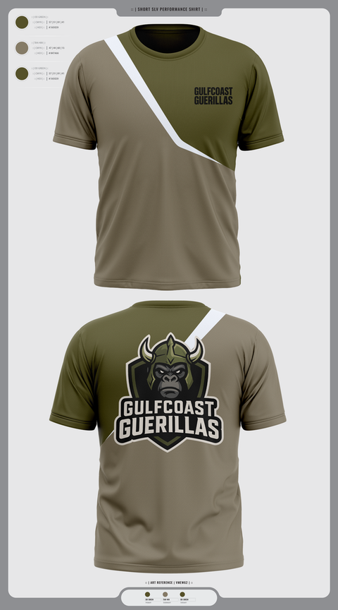 Old School Cotton Feel Shirt, Gulfcoast Guerillas, , Teamtime, Team time, sublimation, custom sports apparel, team uniforms, spirit wear, spiritwear, sports uniforms, custom shirts, team store, custom team store, fundraiser sports, apparel fundraiser