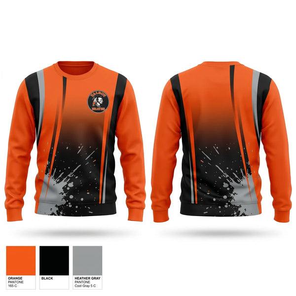 Crew Neck Sweatshirt, Talbot County Youth Football & Cheer, Spirit Store, Teamtime, Team time, sublimation, custom sports apparel, team uniforms, spirit wear, spiritwear, sports uniforms, custom shirts, team store, custom team store, fundraiser sports, apparel fundraiser