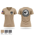 CCNO Women's Short Sleeve V-neck Shirt - 1