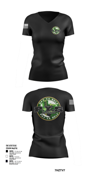 Womens Short Sleeve Vneck Shirt, PAY YA SELF, , Teamtime, Team time, sublimation, custom sports apparel, team uniforms, spirit wear, spiritwear, sports uniforms, custom shirts, team store, custom team store, fundraiser sports, apparel fundraiser
