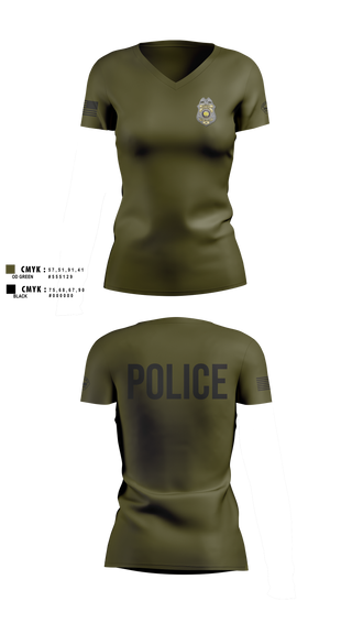 Womens Short Sleeve Vneck Shirt, Shirley Police Department, Police, Teamtime, Team time, sublimation, custom sports apparel, team uniforms, spirit wear, spiritwear, sports uniforms, custom shirts, team store, custom team store, fundraiser sports, apparel fundraiser