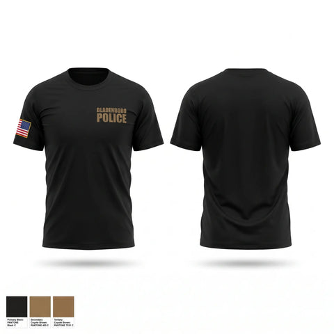 Old School Cotton Feel Shirt, Bladenboro Police, Police, Teamtime, Team time, sublimation, custom sports apparel, team uniforms, spirit wear, spiritwear, sports uniforms, custom shirts, team store, custom team store, fundraiser sports, apparel fundraiser