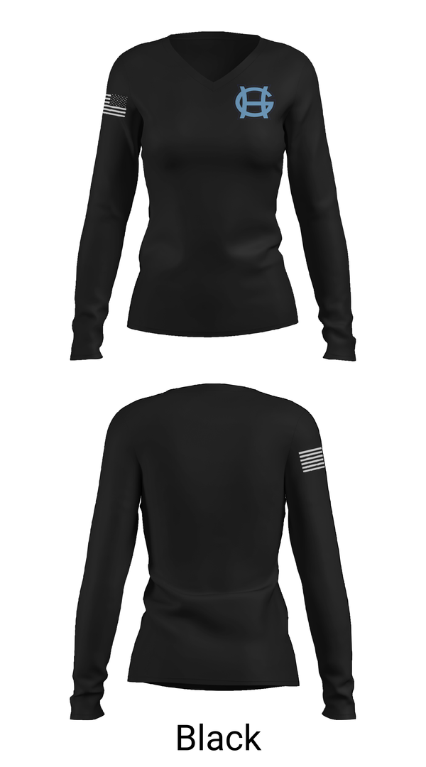 Womens Long Sleeve Vneck Shirt, Gig Harbor Water Polo, Water Polo, Teamtime, Team time, sublimation, custom sports apparel, team uniforms, spirit wear, spiritwear, sports uniforms, custom shirts, team store, custom team store, fundraiser sports, apparel fundraiser