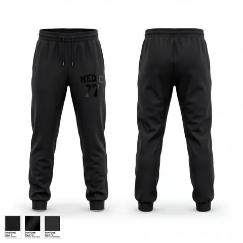Sweatpants, Medic 77, Fire Department, Teamtime, Team time, sublimation, custom sports apparel, team uniforms, spirit wear, spiritwear, sports uniforms, custom shirts, team store, custom team store, fundraiser sports, apparel fundraiser