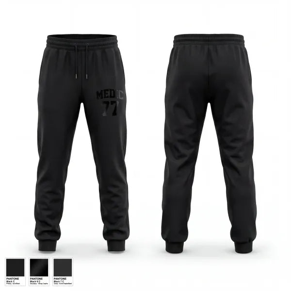 Sweatpants, Medic 77, Fire Department, Teamtime, Team time, sublimation, custom sports apparel, team uniforms, spirit wear, spiritwear, sports uniforms, custom shirts, team store, custom team store, fundraiser sports, apparel fundraiser