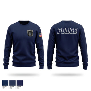 Crew Neck Sweatshirt, Tyler Police Department, Police, Teamtime, Team time, sublimation, custom sports apparel, team uniforms, spirit wear, spiritwear, sports uniforms, custom shirts, team store, custom team store, fundraiser sports, apparel fundraiser