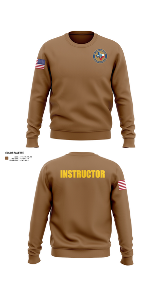 Crew Neck Sweatshirt, NTTC Lackland, Navy, Teamtime, Team time, sublimation, custom sports apparel, team uniforms, spirit wear, spiritwear, sports uniforms, custom shirts, team store, custom team store, fundraiser sports, apparel fundraiser