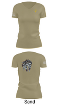 6-9 Cavalry Regiment 17132941 Women's Short Sleeve V-neck Shirt - 88