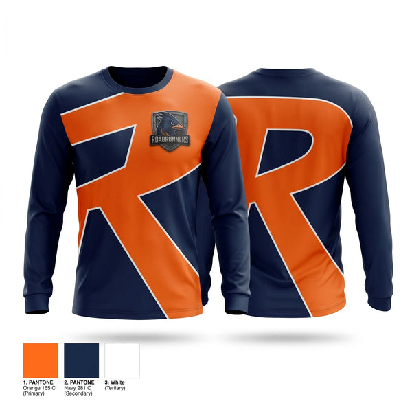Long Sleeve Performance Shirt, Roadrunners, , Teamtime, Team time, sublimation, custom sports apparel, team uniforms, spirit wear, spiritwear, sports uniforms, custom shirts, team store, custom team store, fundraiser sports, apparel fundraiser