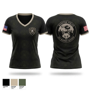 Womens Short Sleeve Vneck Shirt, Air Support Division, Police, Teamtime, Team time, sublimation, custom sports apparel, team uniforms, spirit wear, spiritwear, sports uniforms, custom shirts, team store, custom team store, fundraiser sports, apparel fundraiser