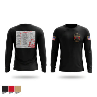 Long Sleeve Performance Shirt, 744 HQ platoon, Army, Teamtime, Team time, sublimation, custom sports apparel, team uniforms, spirit wear, spiritwear, sports uniforms, custom shirts, team store, custom team store, fundraiser sports, apparel fundraiser