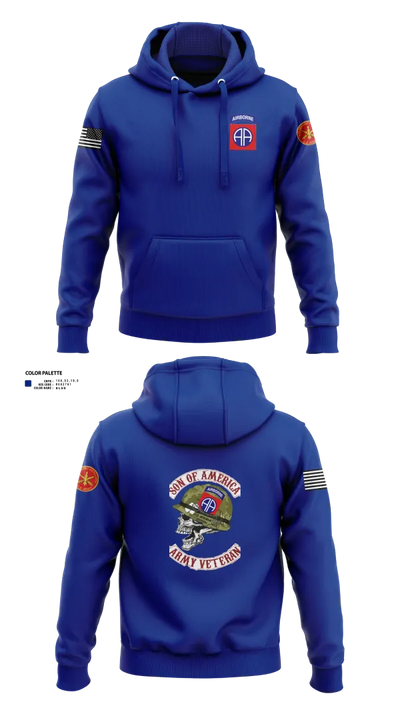 82d ABN DIV 72745716 Hoodie - 100