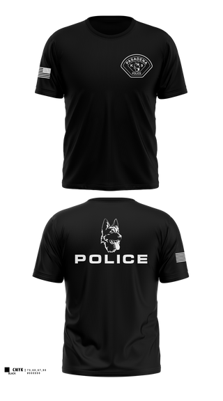 Old School Cotton Feel Shirt, Pasadena Police K9 Unit, Police, Teamtime, Team time, sublimation, custom sports apparel, team uniforms, spirit wear, spiritwear, sports uniforms, custom shirts, team store, custom team store, fundraiser sports, apparel fundraiser