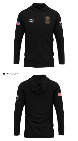 Long Sleeve Performance Shirt with hood, Smoky Mountain Search & Rescue, EMS/EMT, Teamtime, Team time, sublimation, custom sports apparel, team uniforms, spirit wear, spiritwear, sports uniforms, custom shirts, team store, custom team store, fundraiser sports, apparel fundraiser
