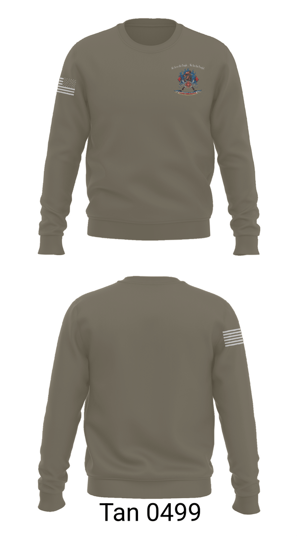 Crew Neck Sweatshirt, Elbert Fire Protection District Colorado, Fire Department, Teamtime, Team time, sublimation, custom sports apparel, team uniforms, spirit wear, spiritwear, sports uniforms, custom shirts, team store, custom team store, fundraiser sports, apparel fundraiser