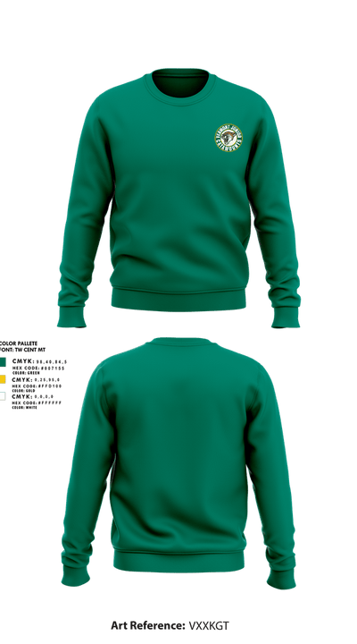 Vermont Junior Catamounts 23031038 Crew Neck Sweatshirt - 2