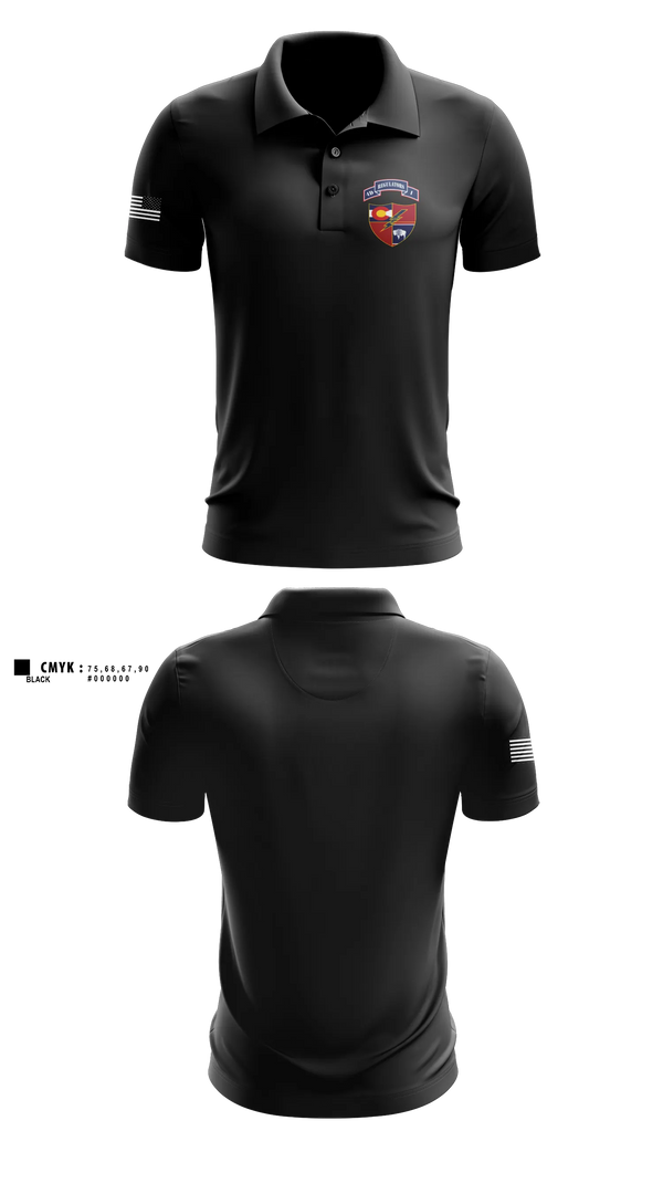 Long Sleeve Performance Polo, Cheyenne US Army Recruiting Company, Army, Teamtime, Team time, sublimation, custom sports apparel, team uniforms, spirit wear, spiritwear, sports uniforms, custom shirts, team store, custom team store, fundraiser sports, apparel fundraiser