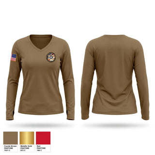 Womens Long Sleeve Vneck Shirt, Sequoyah County Sheriff’s Office, Police, Teamtime, Team time, sublimation, custom sports apparel, team uniforms, spirit wear, spiritwear, sports uniforms, custom shirts, team store, custom team store, fundraiser sports, apparel fundraiser